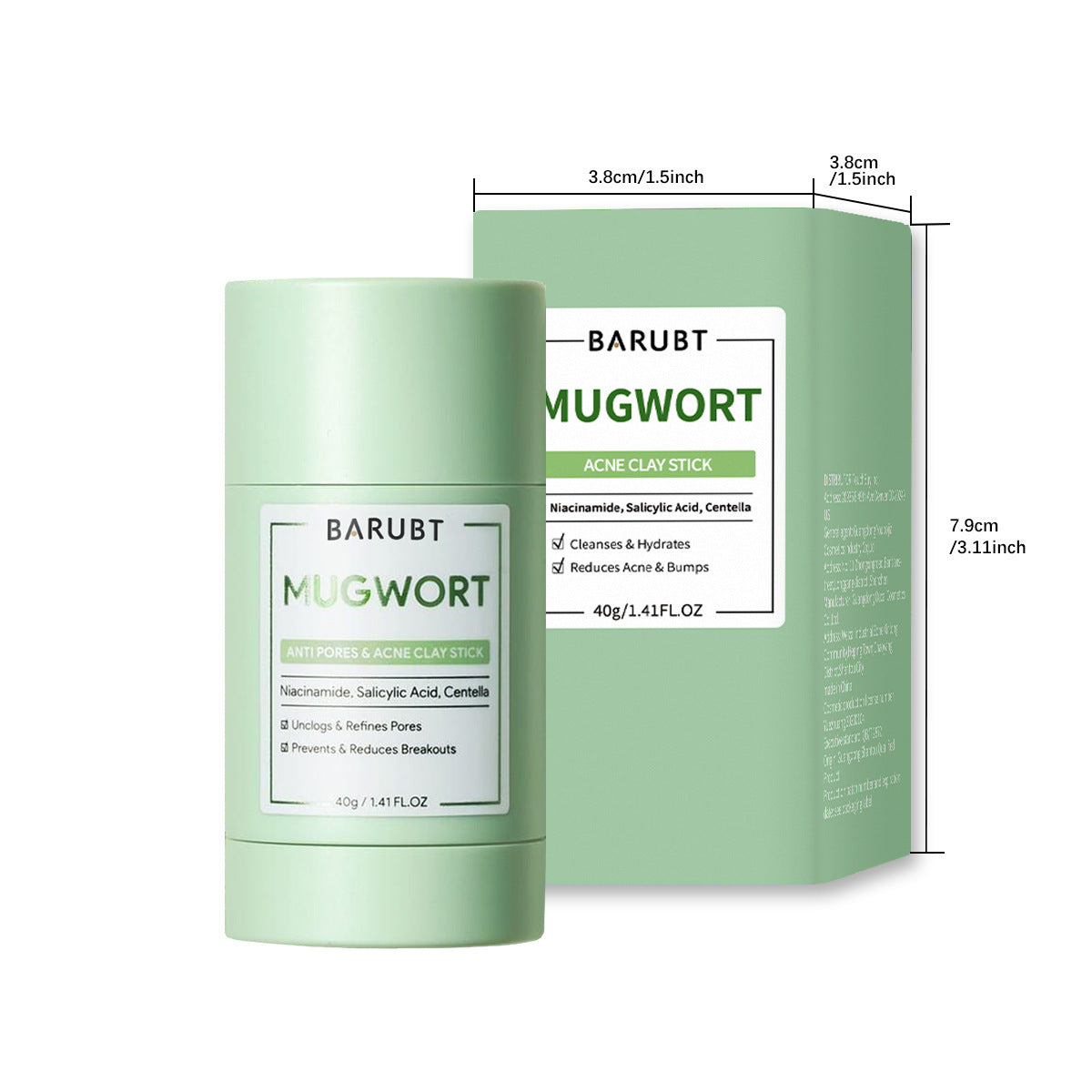 Mugwort Mud Mask Stick for Deep Cleansing